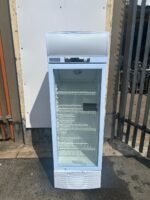 Upright Glass Door Fridge with Canopy