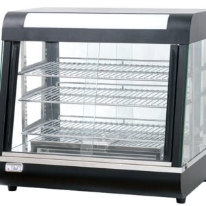 Black 60cm Heated Display Cabinet